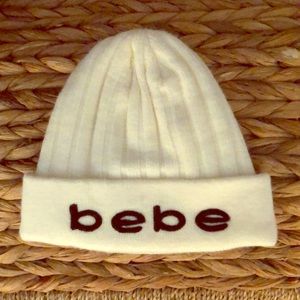 Authentic BEBE winter beanie/hat. Like New!